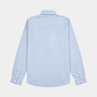 Peckham Rye Mens Stripe Shirt in Classic Blue