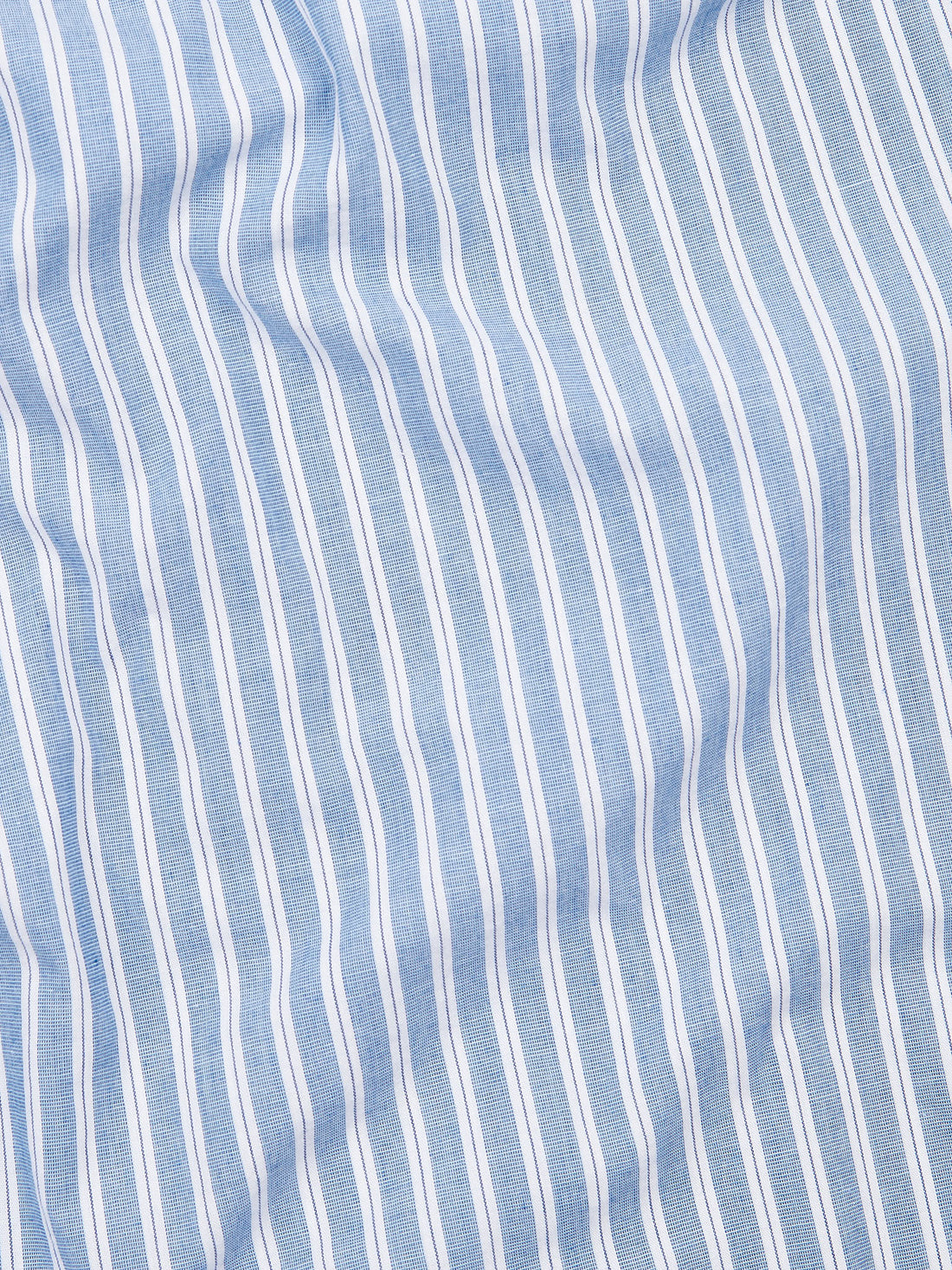 Peckham Rye Mens Stripe Shirt in Classic Blue