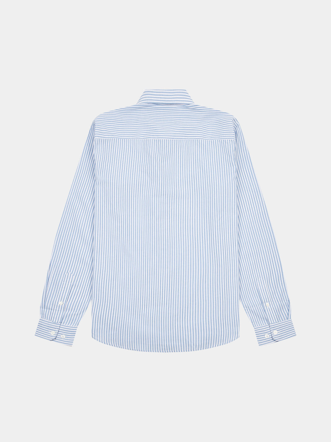 Peckham Rye Mens Stripe Shirt in Race Blue