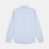 Peckham Rye Mens Stripe Shirt in Race Blue