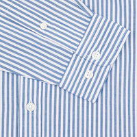 Peckham Rye Mens Stripe Shirt in Blue Yonder