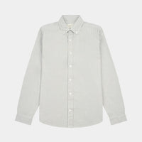 Peckham Rye Mens Stripe Shirt in Loden Green