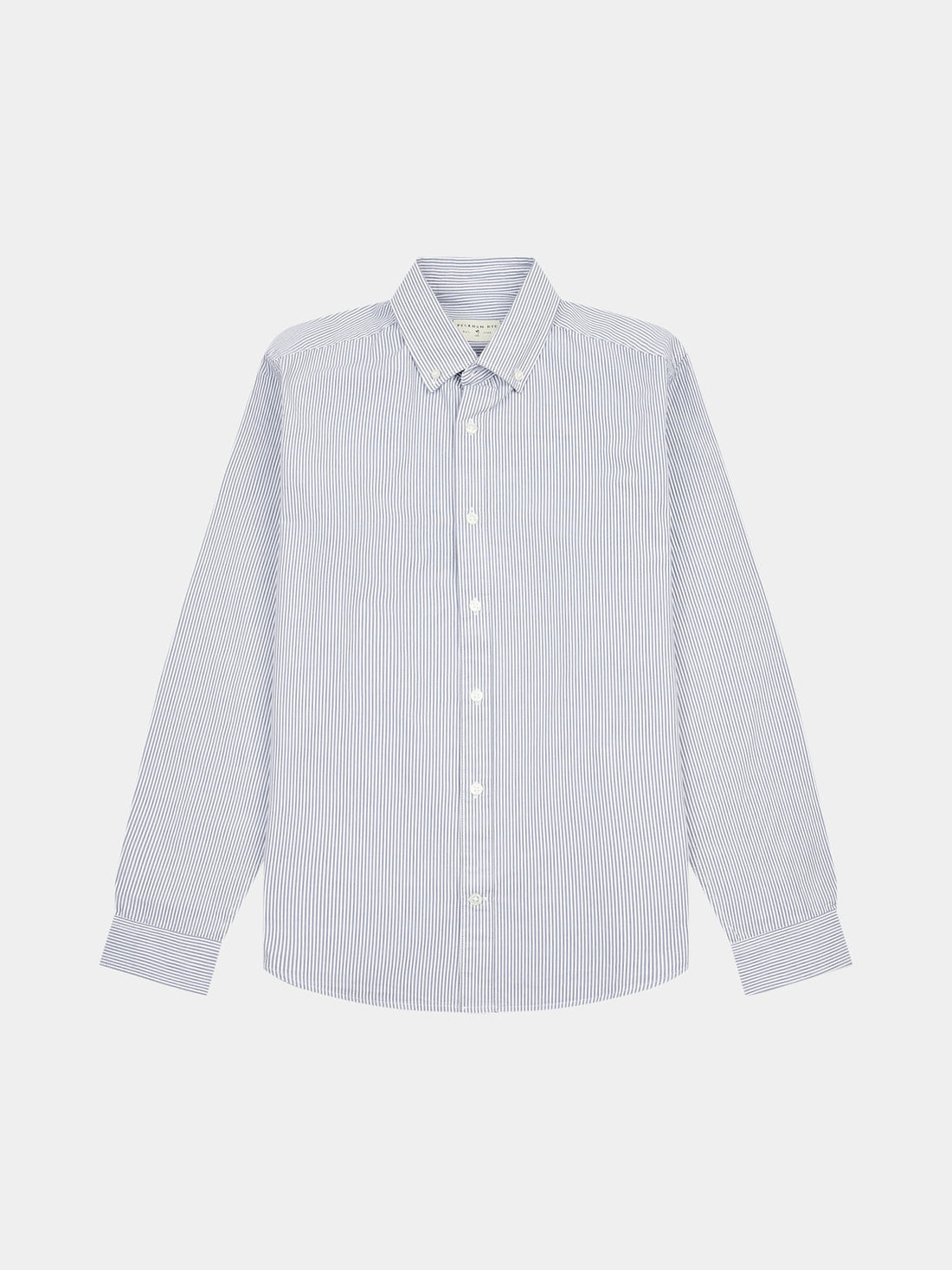 Peckham Rye Mens Stripe Shirt in Blue Horizon