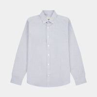 Peckham Rye Mens Stripe Shirt in Blue Horizon