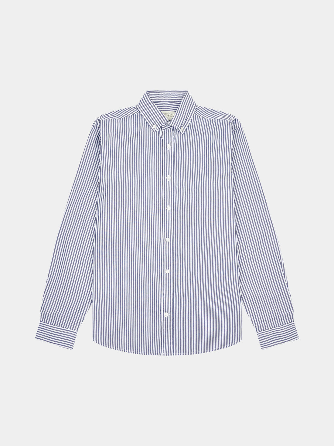 Peckham Rye Mens Stripe Shirt in Navy Iris