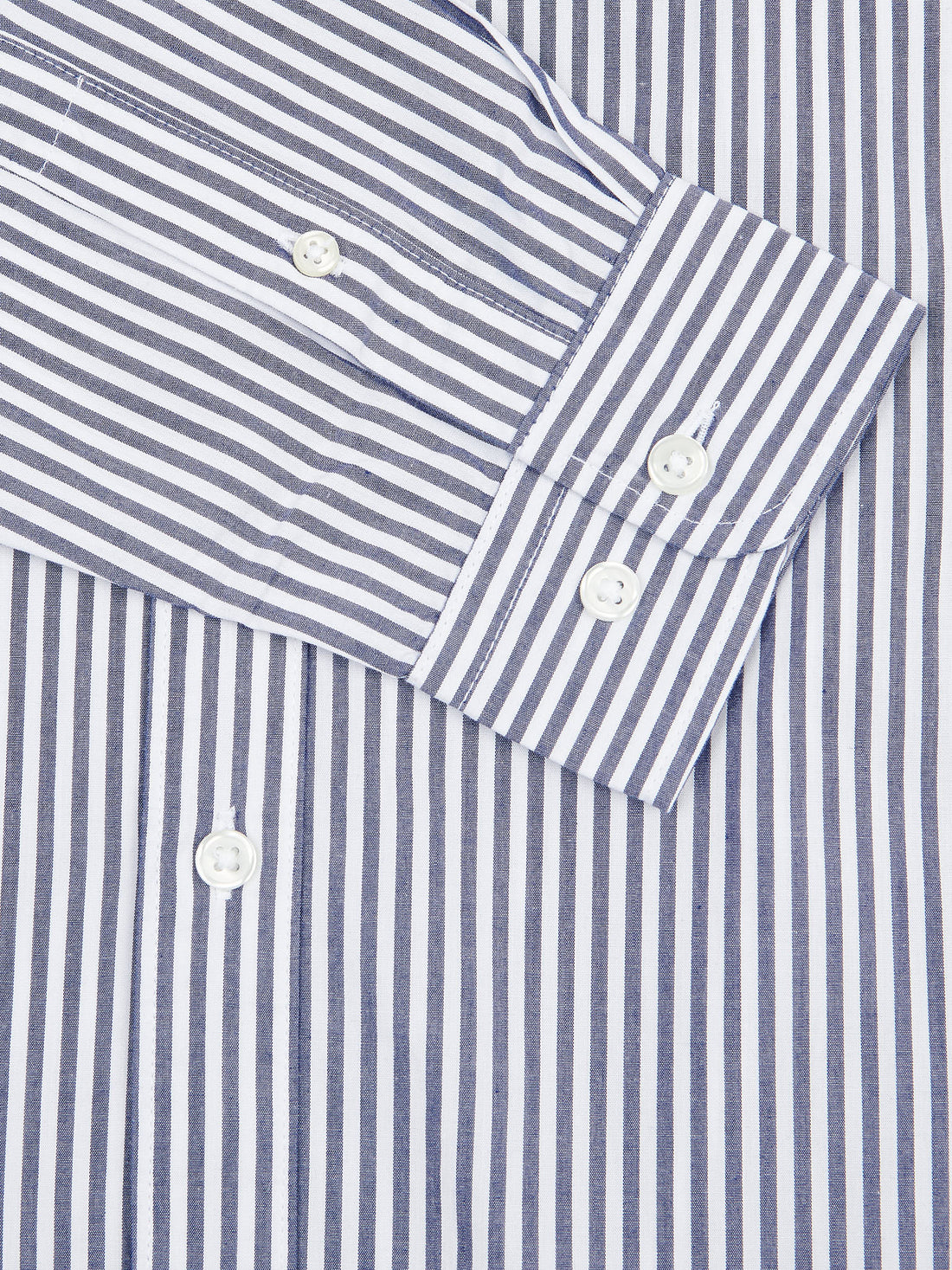 Peckham Rye Mens Stripe Shirt in Navy Iris