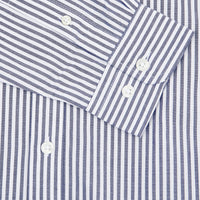 Peckham Rye Mens Stripe Shirt in Navy Iris