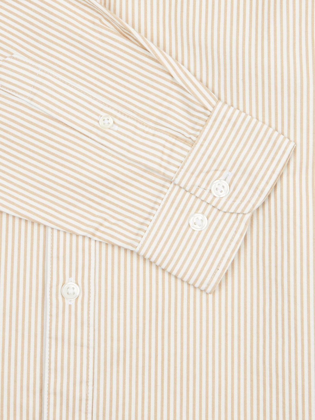 Peckham Rye Mens Stripe Shirt in Doeskin