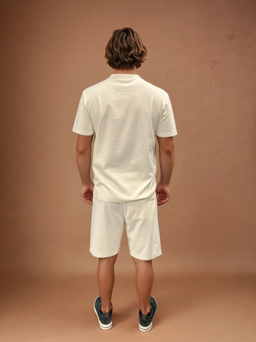 Peckham Rye Mens T-Shirt in Egret