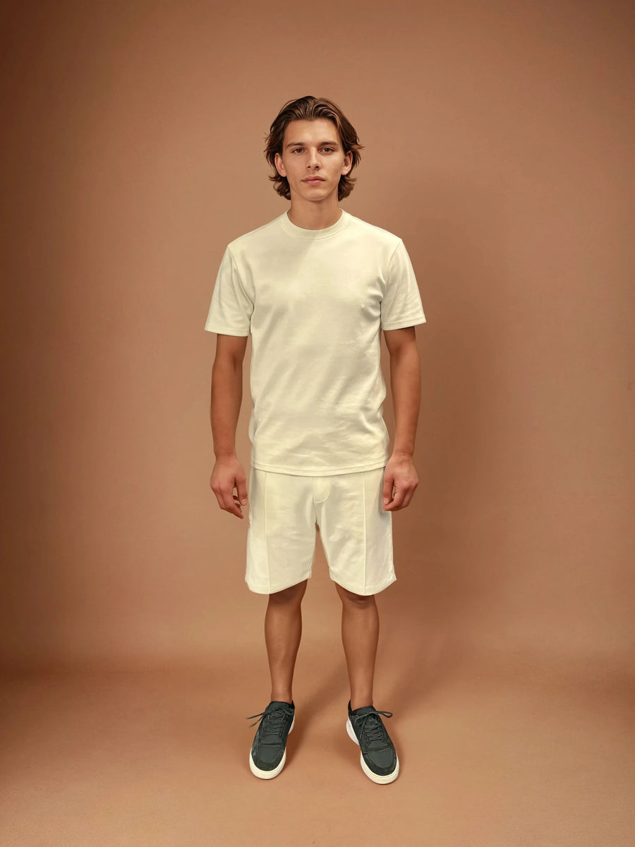 Peckham Rye Mens T-Shirt in Egret