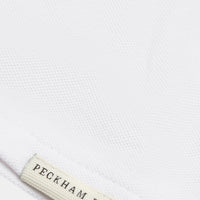 Peckham Rye Mens Pique Texture T-Shirt in Bright White