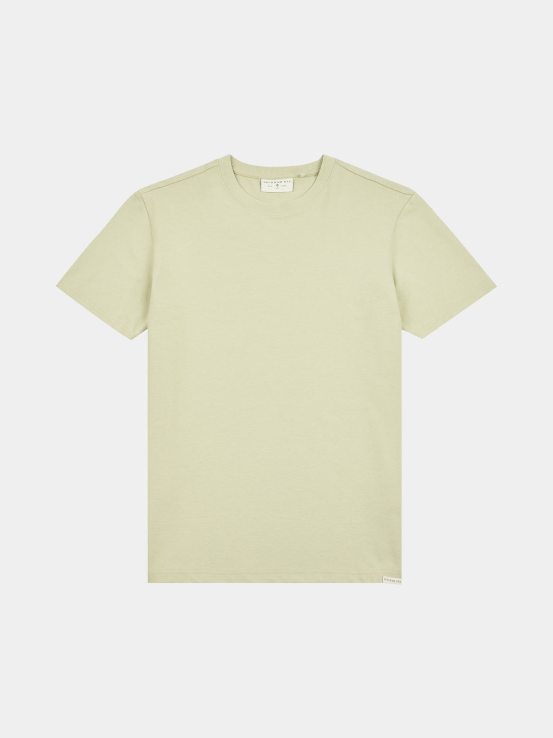 Peckham Rye Mens Pique Texture T-Shirt in Alfalfa