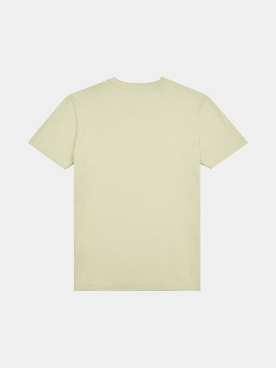 Peckham Rye Mens Pique Texture T-Shirt in Alfalfa