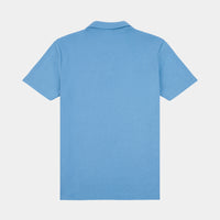 Peckham Rye Mens Jersey Revere Polo Shirt in Quiet Harbor