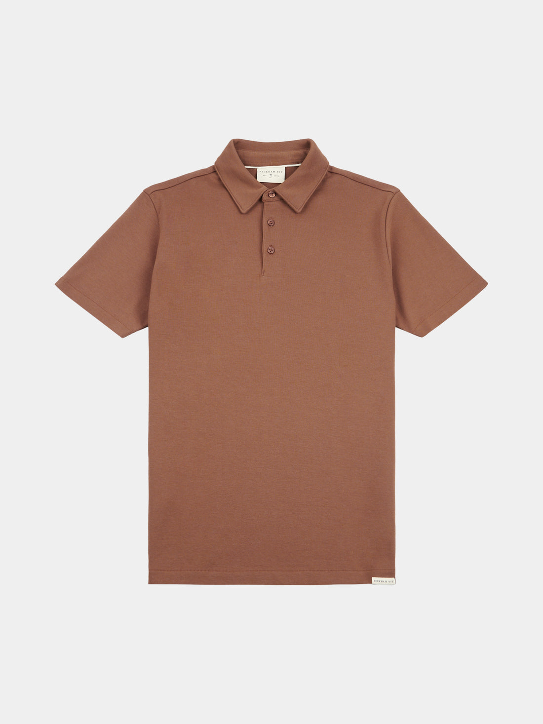 Peckham Rye Mens Jersey Polo Shirt in Carafe