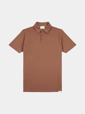 Peckham Rye Mens Jersey Polo Shirt in Carafe