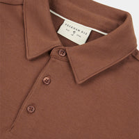 Peckham Rye Mens Jersey Polo Shirt in Carafe