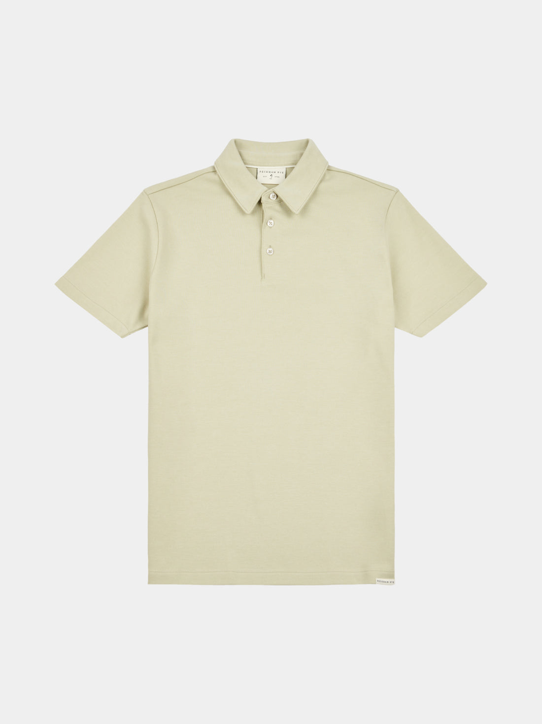 Peckham Rye Mens Jersey Polo Shirt in Alfalfa