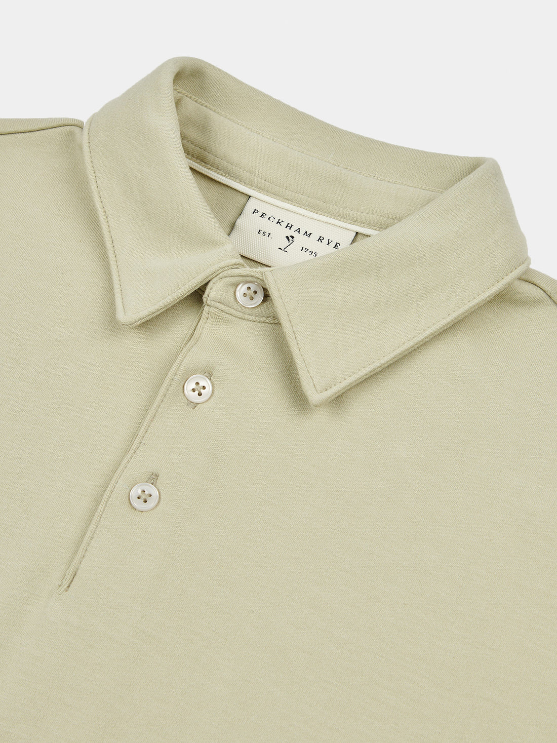 Peckham Rye Mens Jersey Polo Shirt in Alfalfa