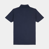 Peckham Rye Mens Jersey Polo Shirt in Dark Sapphire Navy