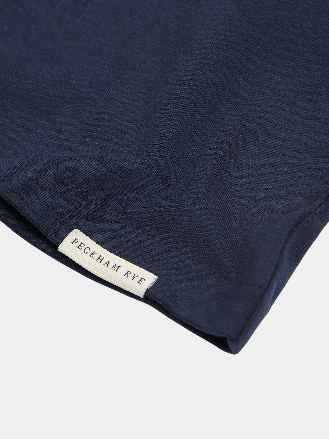 Peckham Rye Mens Jersey Polo Shirt in Dark Sapphire Navy