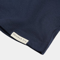 Peckham Rye Mens Jersey Polo Shirt in Dark Sapphire Navy