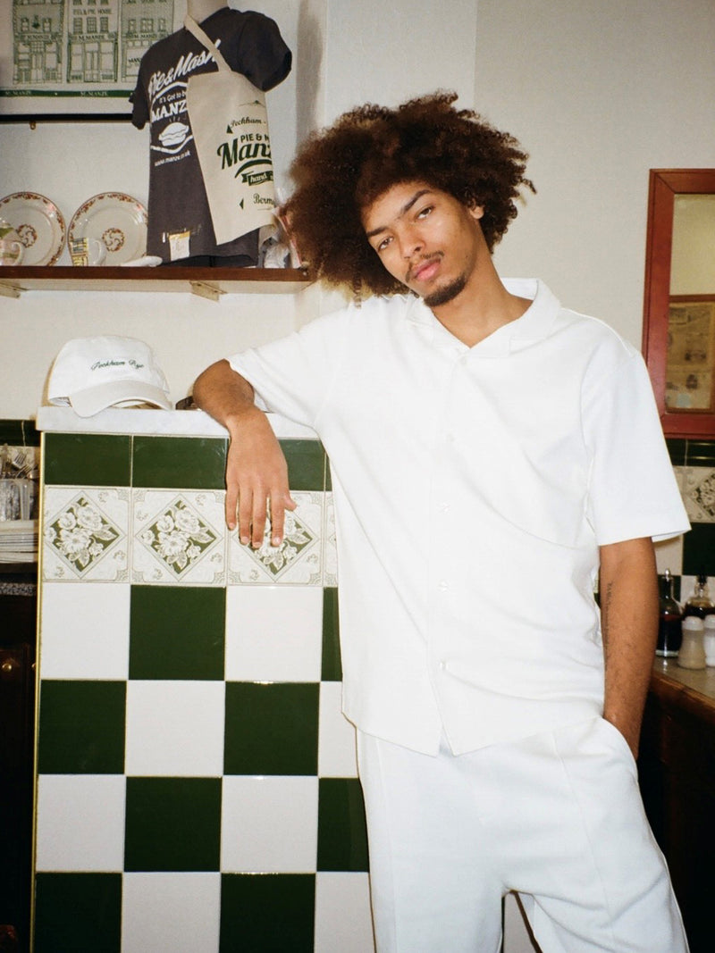 Jersey Revere Shirt in Egret