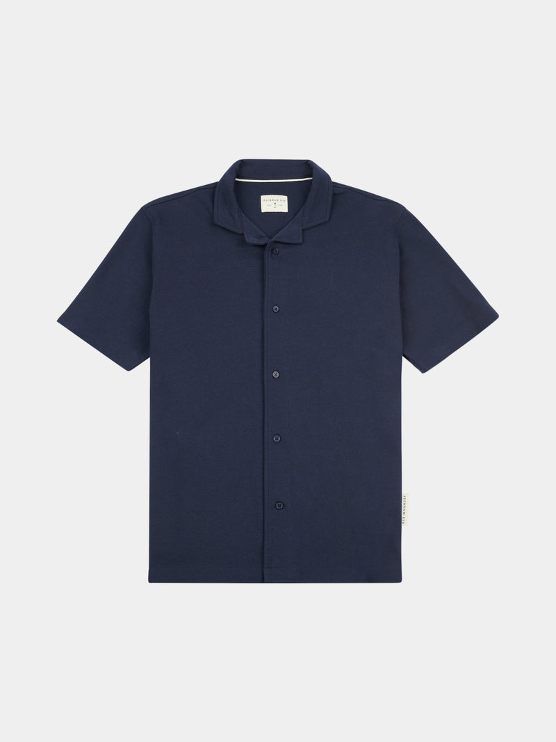 Jersey Revere Shirt in Dark Sapphire Navy