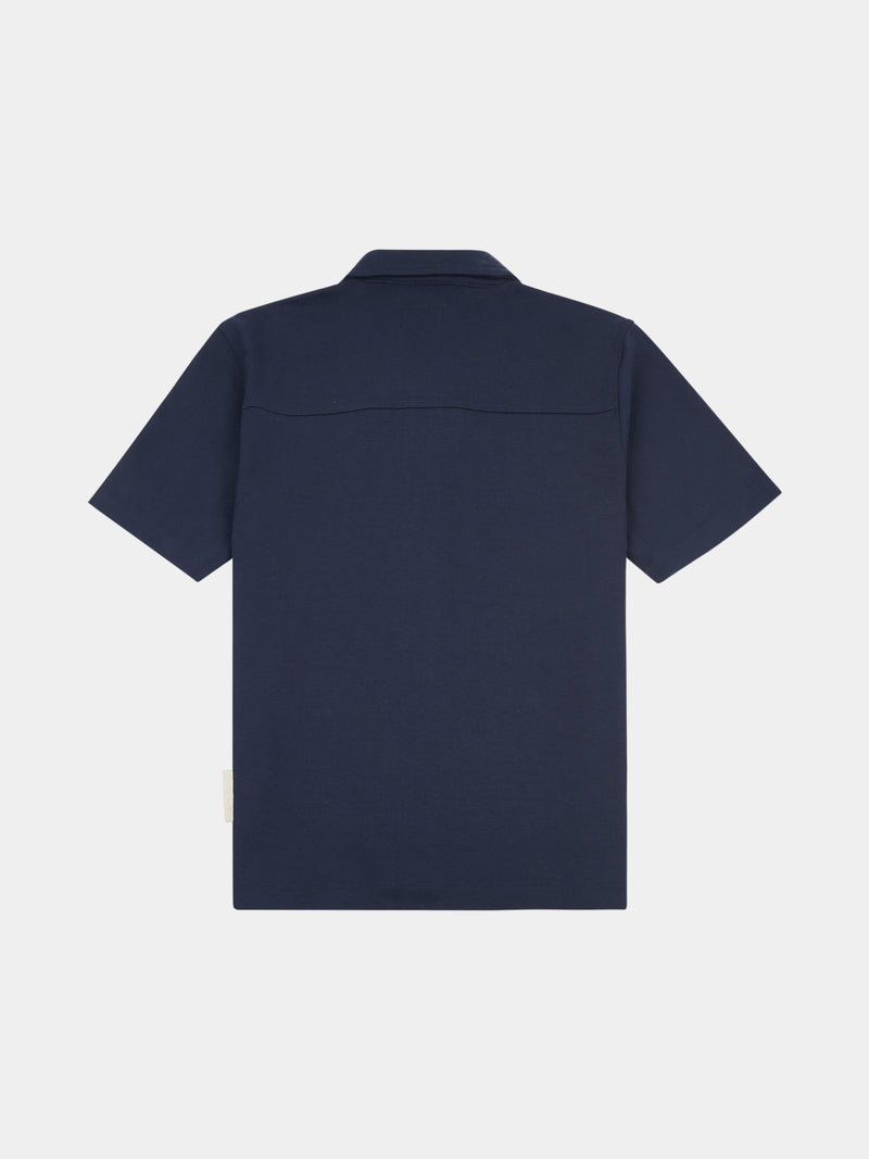 Jersey Revere Shirt in Dark Sapphire Navy