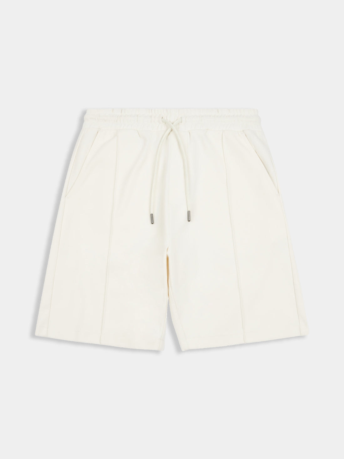 Peckham Rye Mens Pintuck Short in Egret