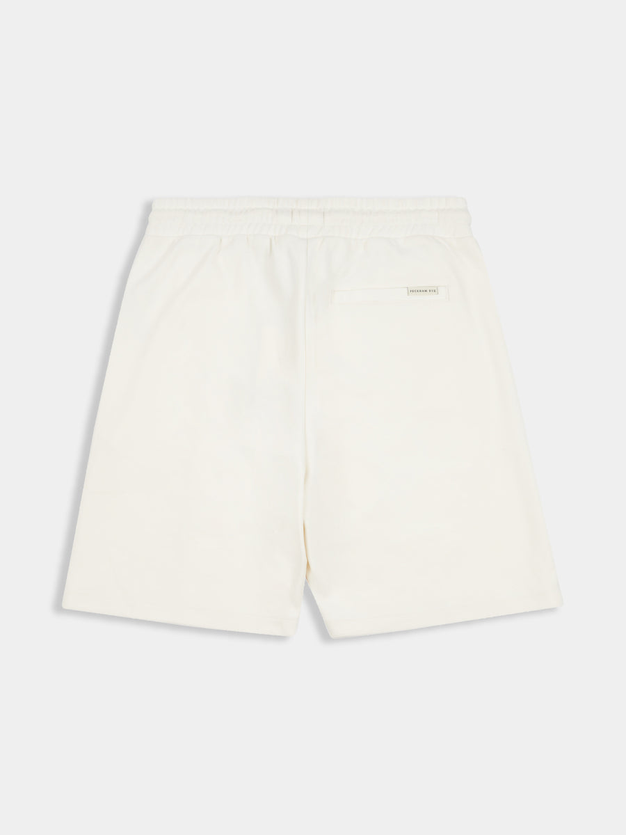 Peckham Rye Mens Pintuck Short in Egret