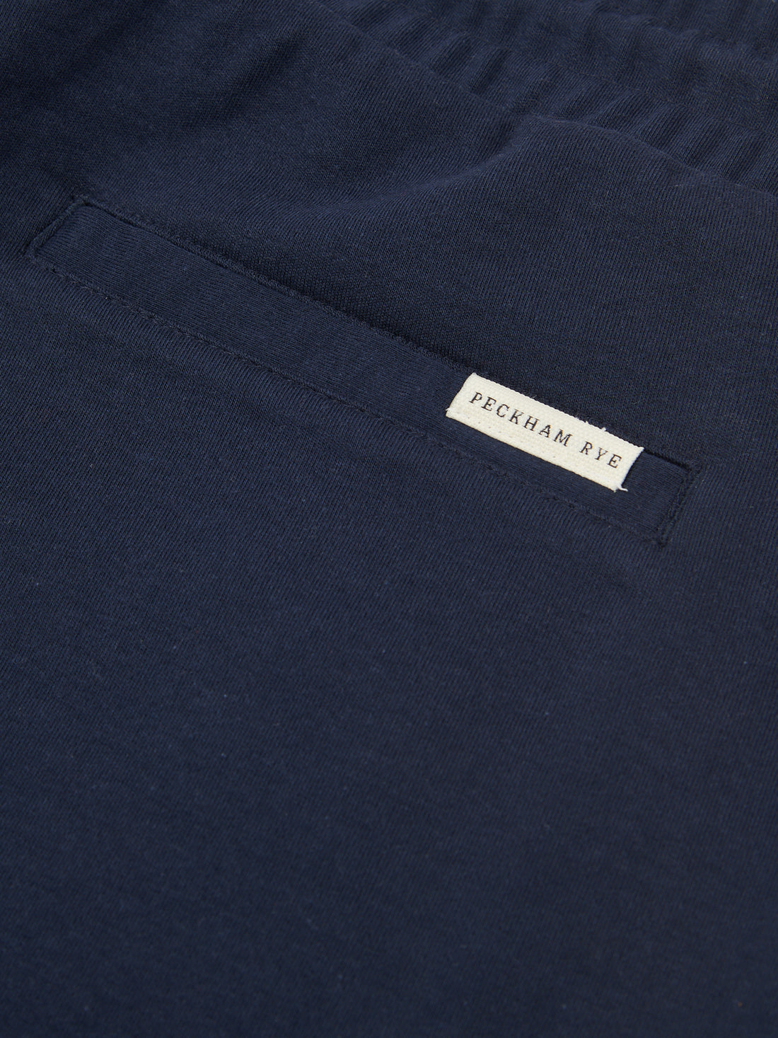 Peckham Rye Mens Pintuck Short in Dark Sapphire Navy