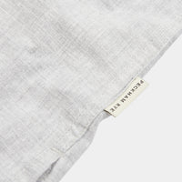 Peckham Rye Mens Cotton Blend Revere Shirt in Luna Rock