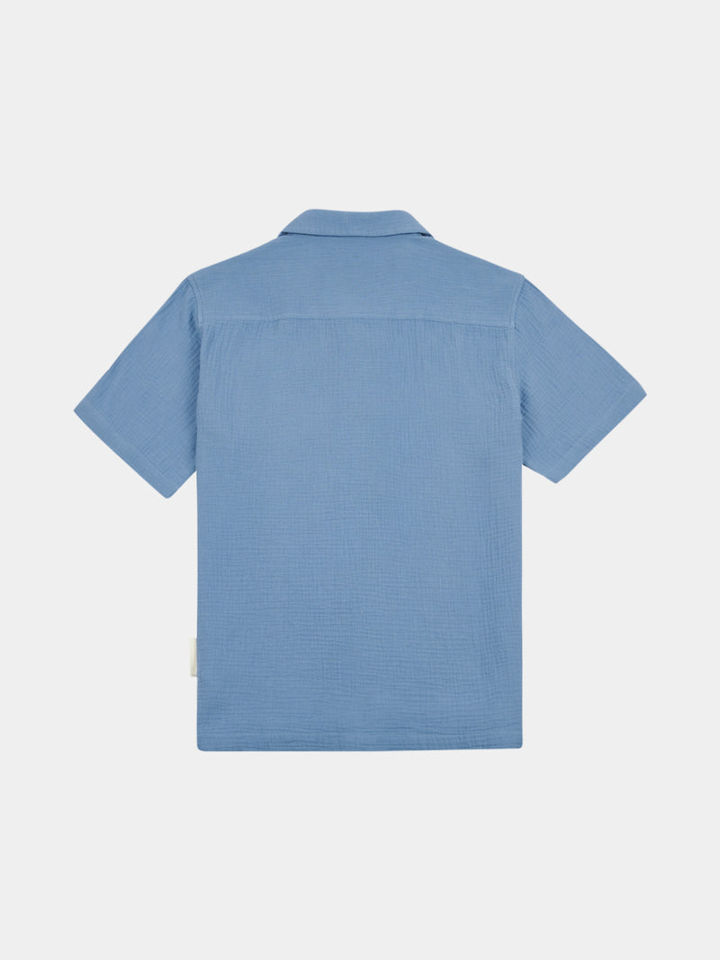 Waffle Revere Shirt in Quiet Harbor