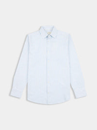 Striped Oxford Shirt in Quiet Harbor