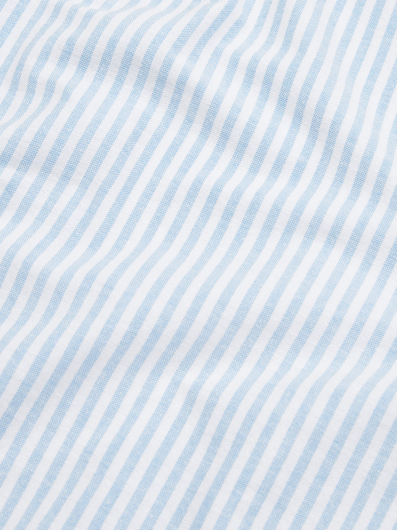 Striped Oxford Shirt in Quiet Harbor