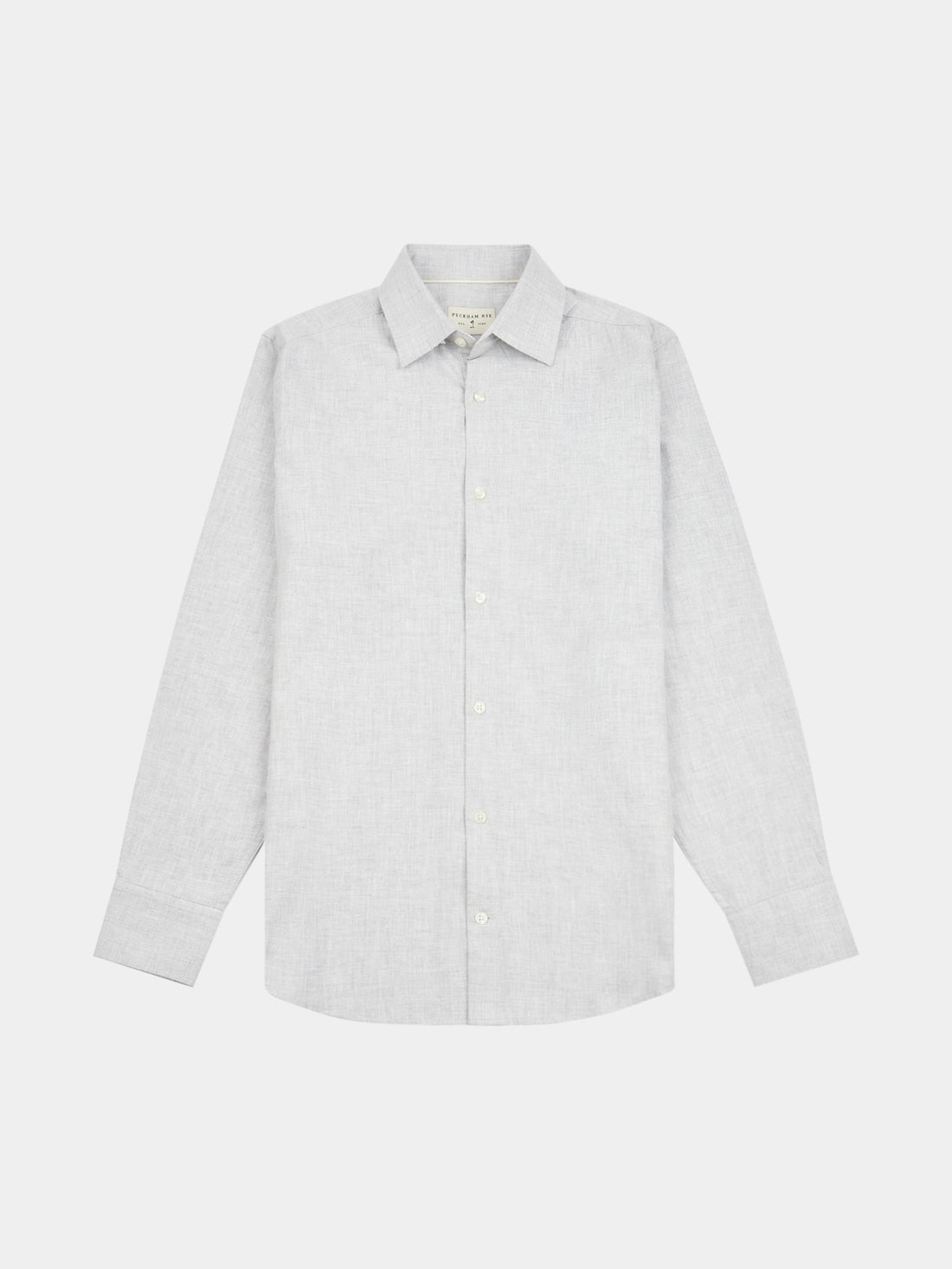 Peckham Rye Mens Cotton Blend Shirt in Luna Rock