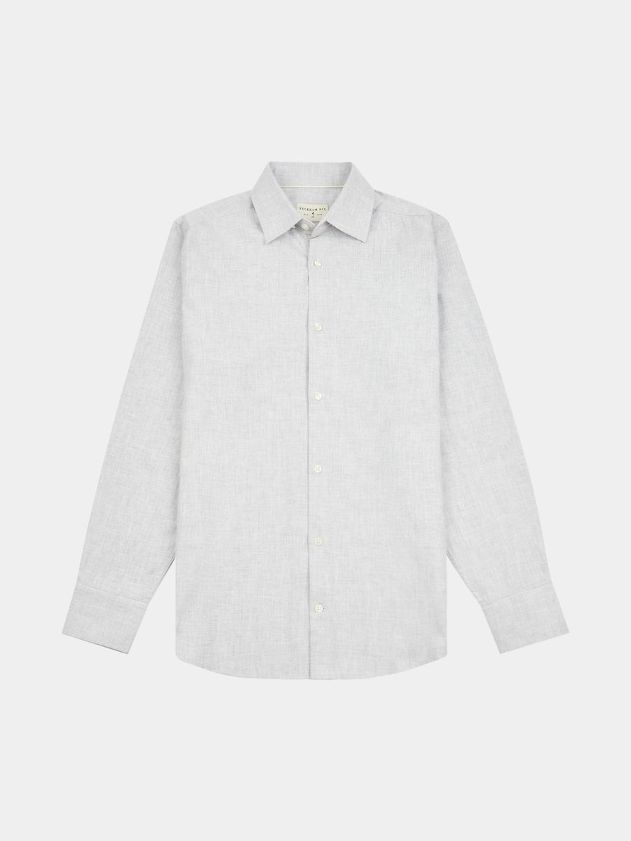 Peckham Rye Mens Cotton Blend Shirt in Luna Rock