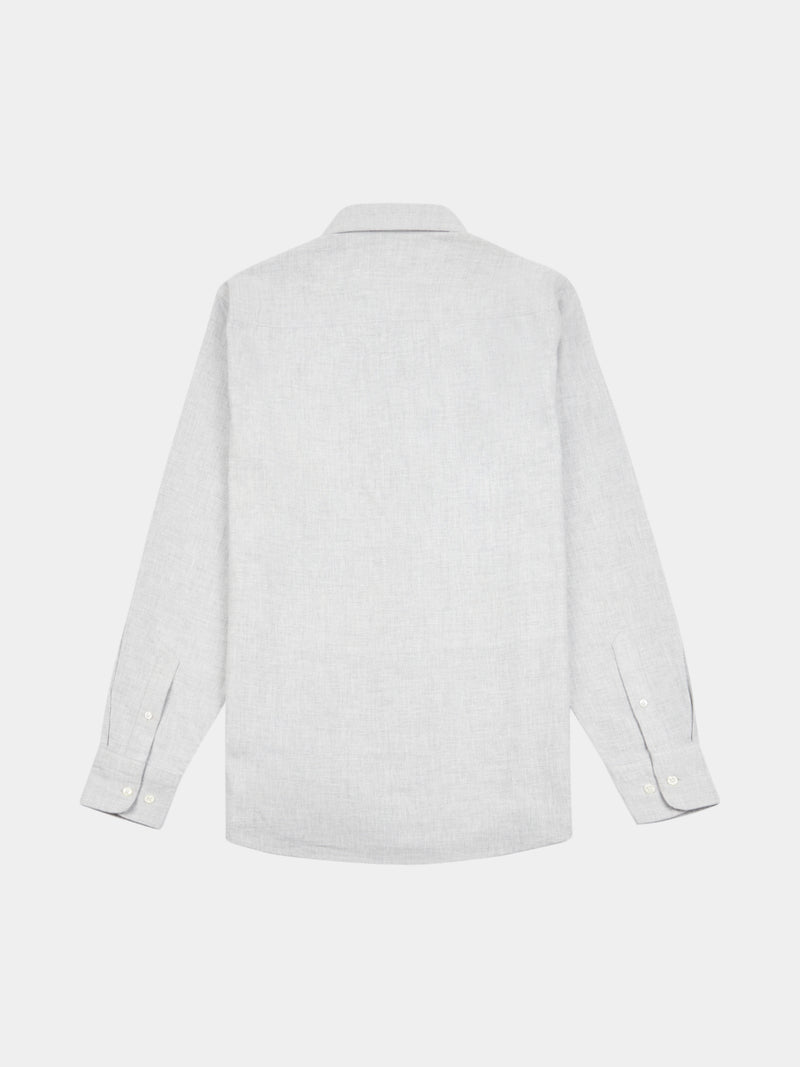 Cotton Blend Shirt in Luna Rock