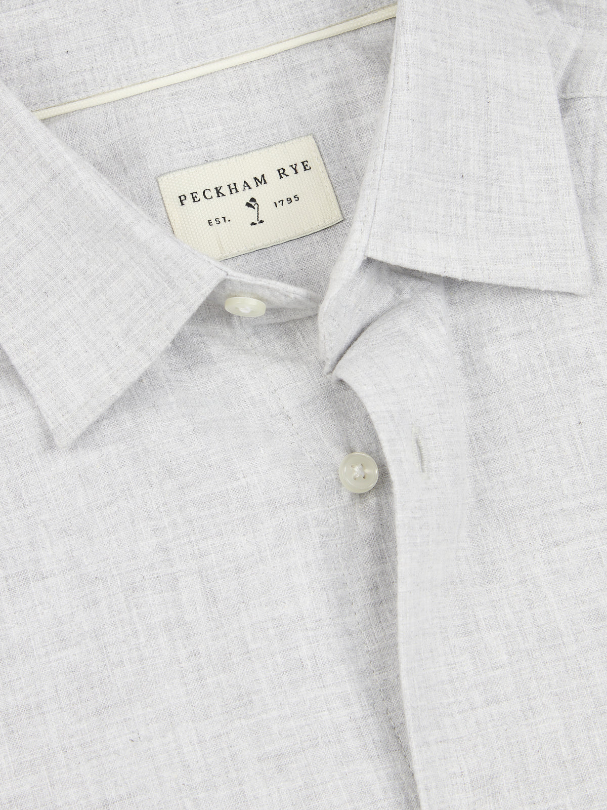 Cotton Blend Shirt in Luna Rock