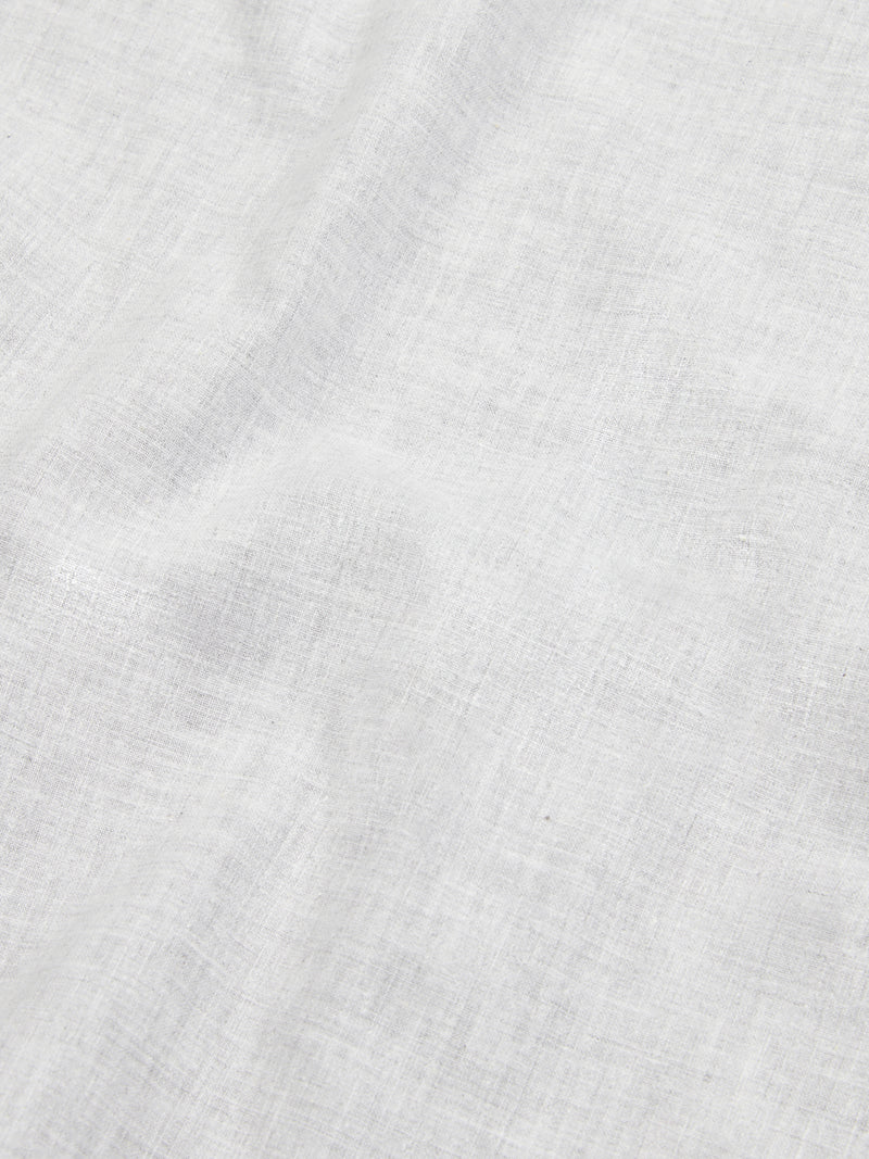 Cotton Blend Revere Shirt in Luna Rock