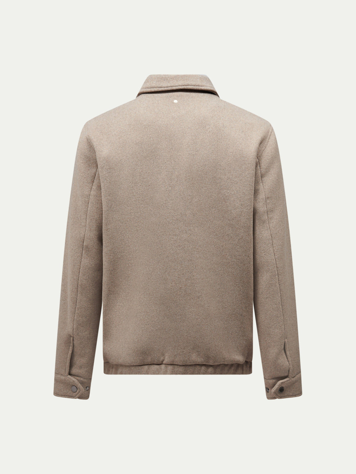 Wool Blend Bomber Jacket in Simply Taupe