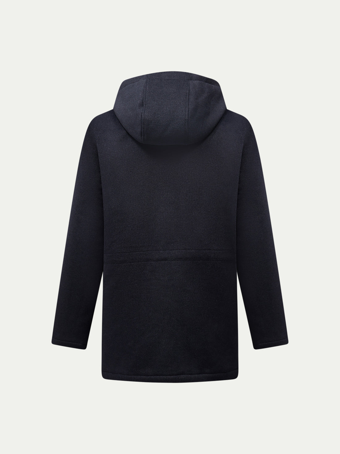 Wool Blend Padded Parka in Dark Sapphire Navy