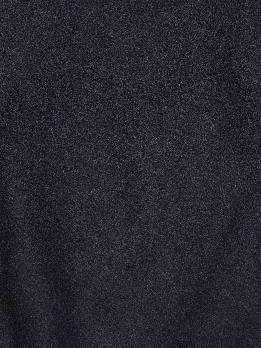 Wool Blend Padded Parka in Dark Sapphire Navy