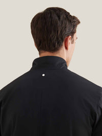 Padded Rain Mac in Black