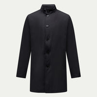 Padded Rain Mac in Black