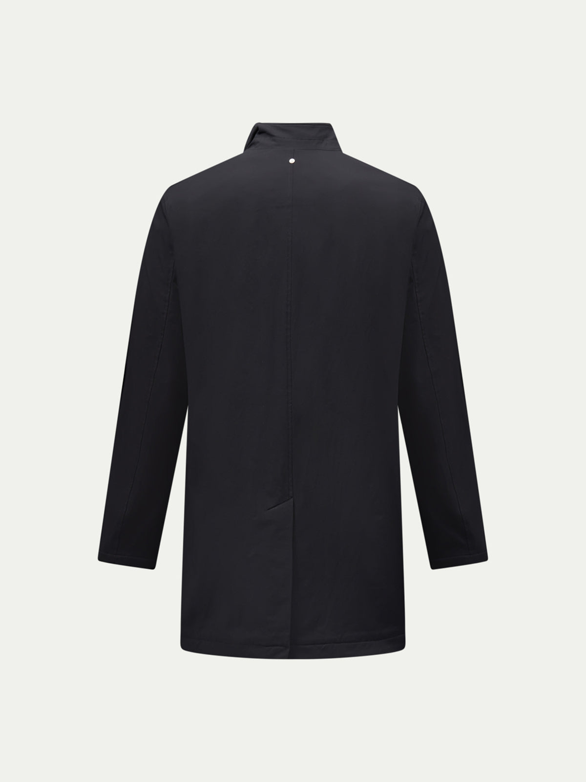 Padded Rain Mac in Black