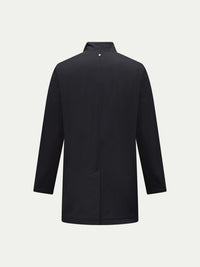 Padded Rain Mac in Black