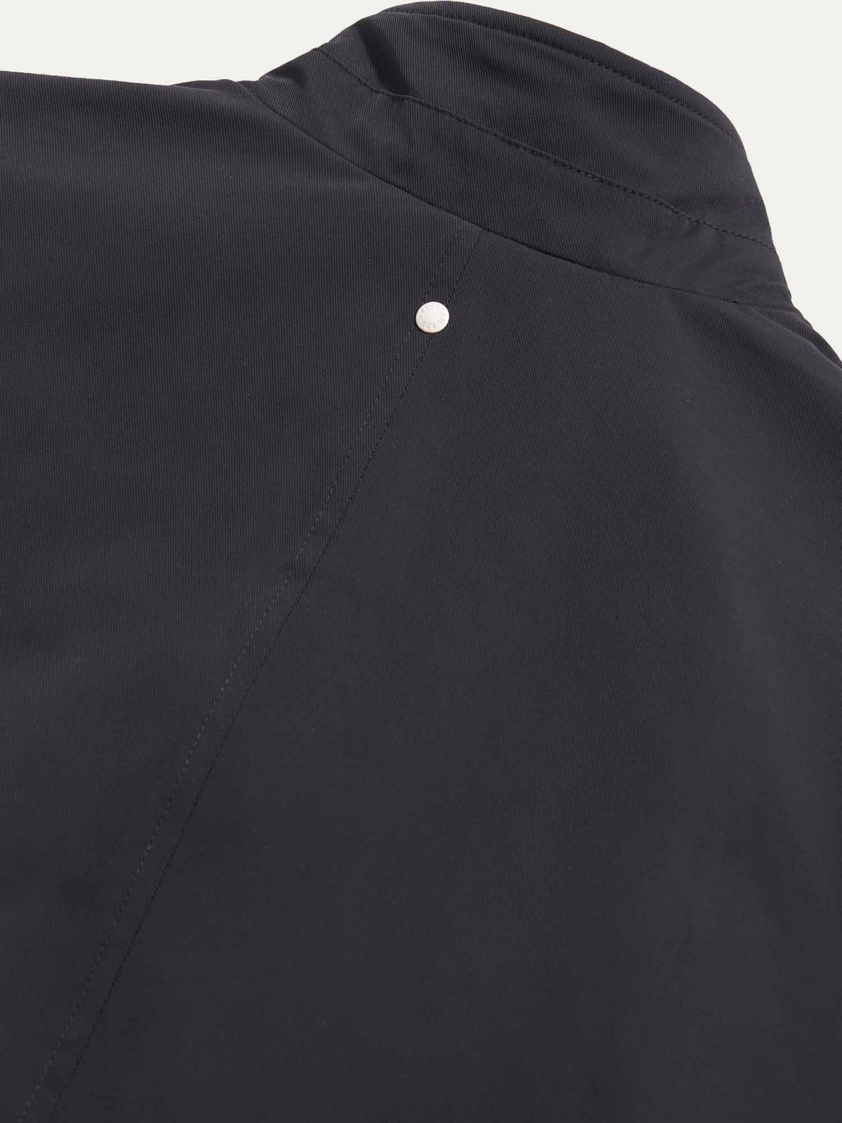 Padded Rain Mac in Black