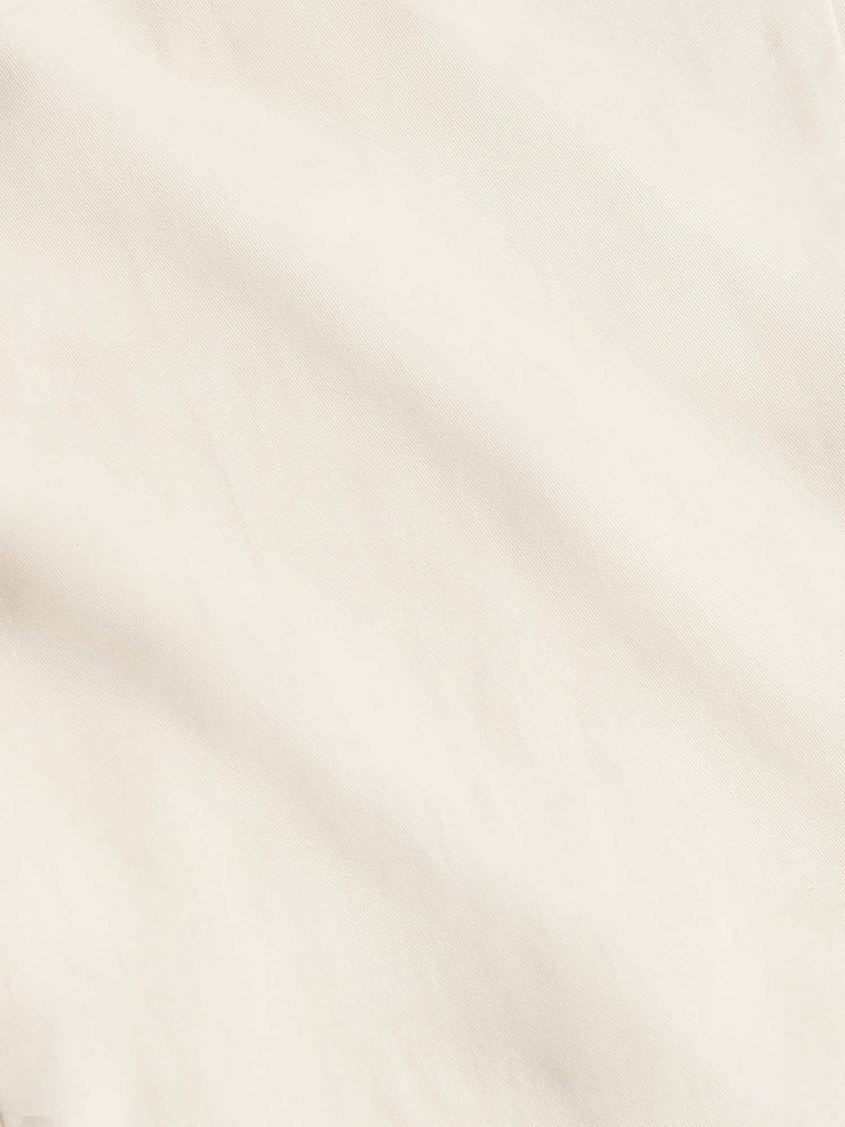 Stretch Cotton Trouser in Egret